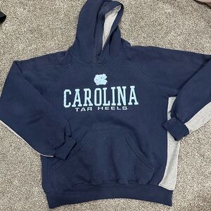 Soffe Navy and Gray Carolina Hoodie